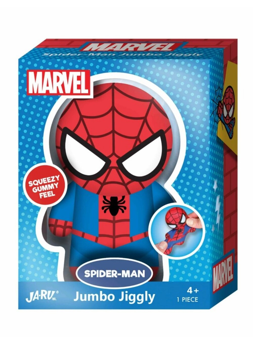 🧡3/$30 Ja-Ru Jumbo Jiggly Squishy Toy Stitch Hulk Spider-Man Black Panther - Picture 8 of 9
